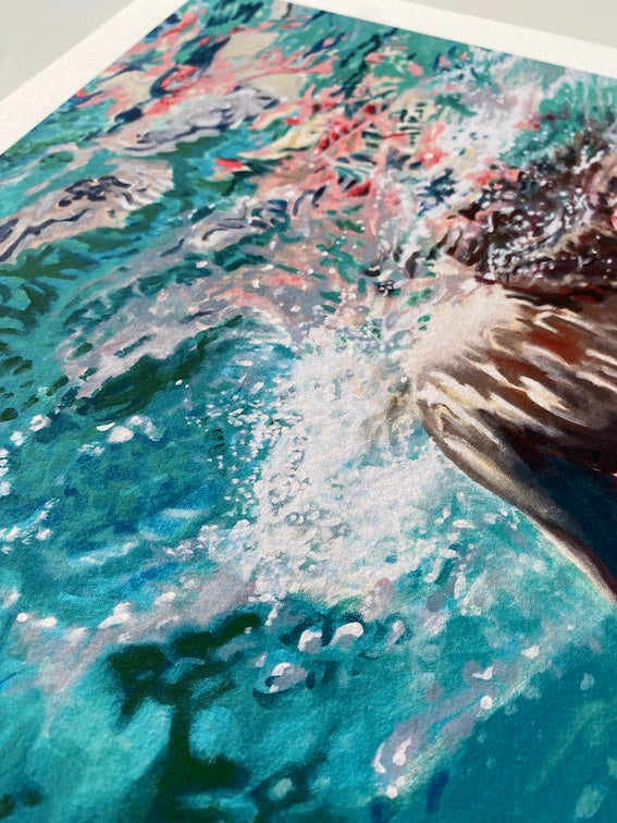 Swirling lightly