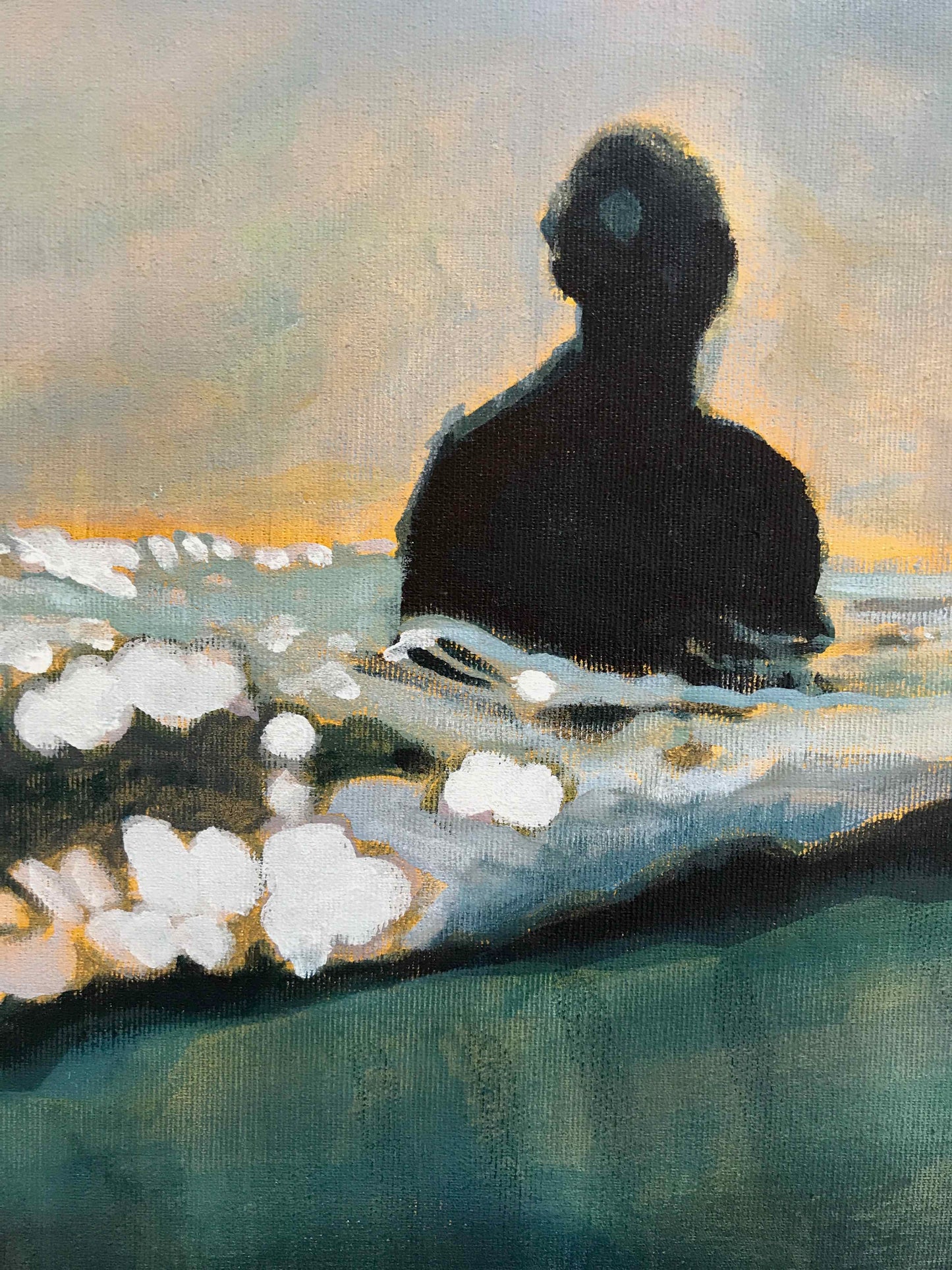 Man and Ocean - original