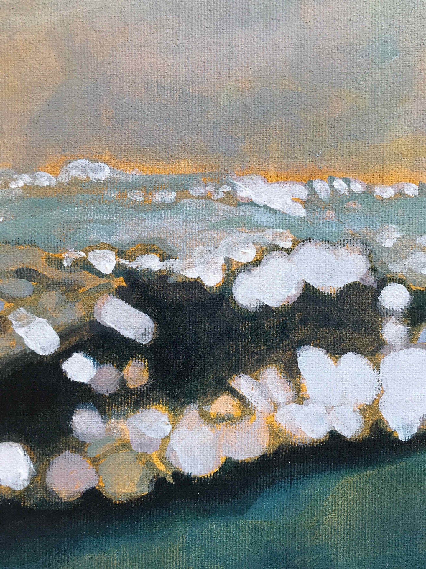 Man and Ocean - original