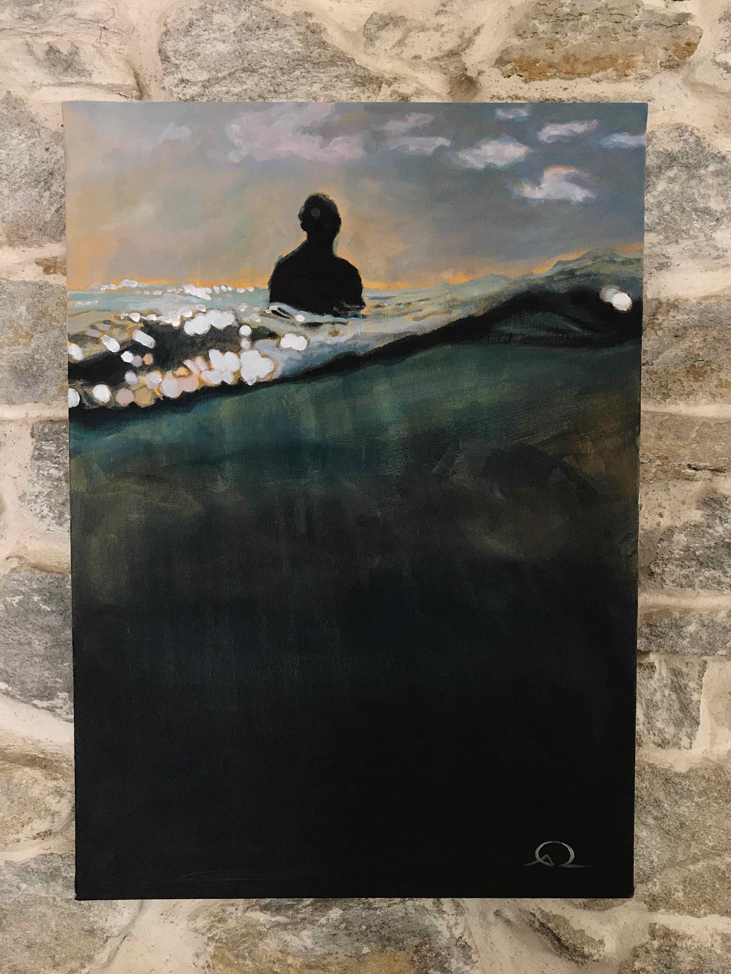 Man and Ocean - original