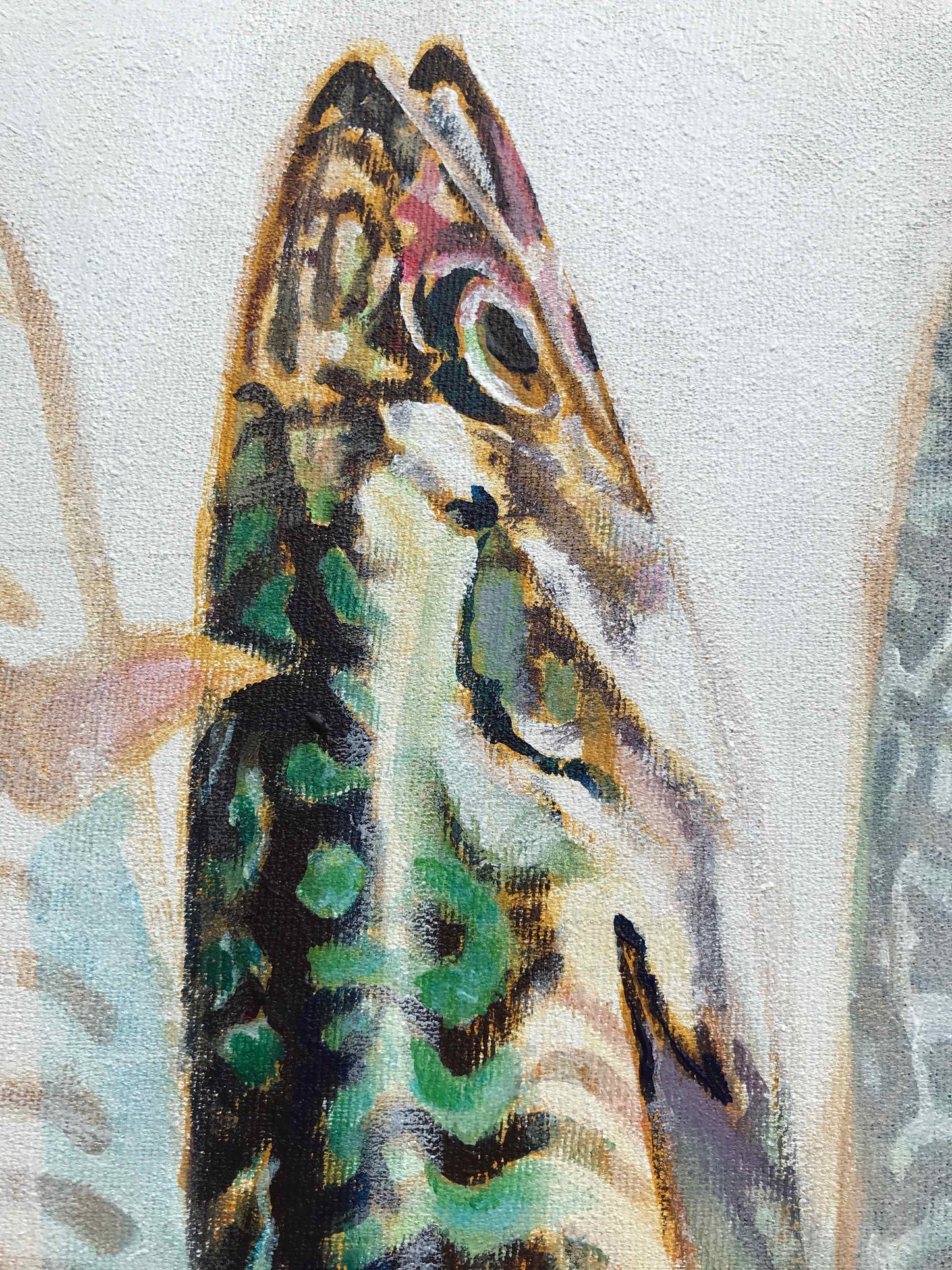 Four mackerels of which one - Original