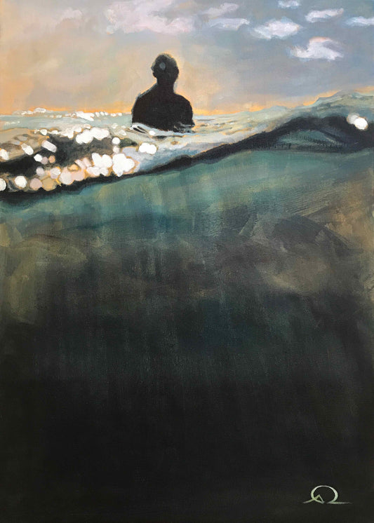 Man and Ocean - original